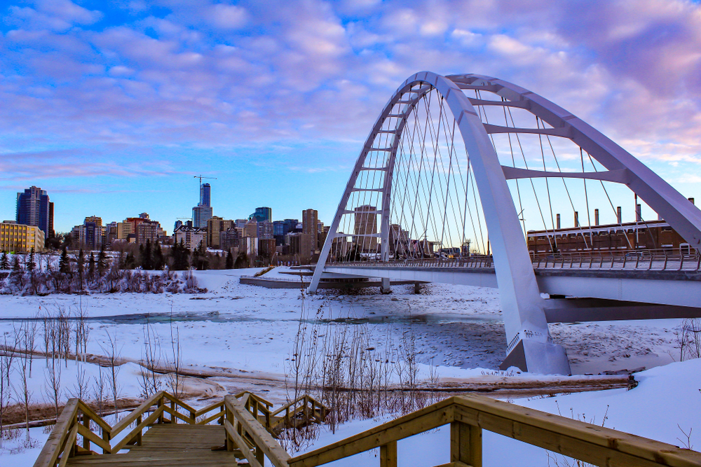 Edmonton Alberta in the Winter